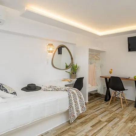 Apartment Naxian Nest 2br Near - Semi Basement Naxos City